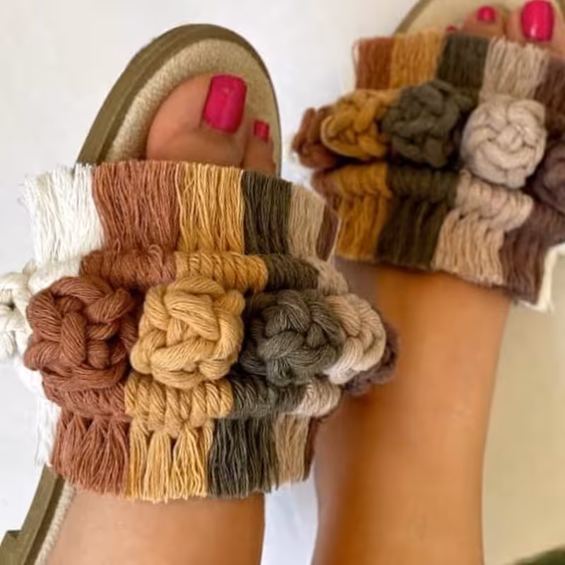 صندل مکرومه