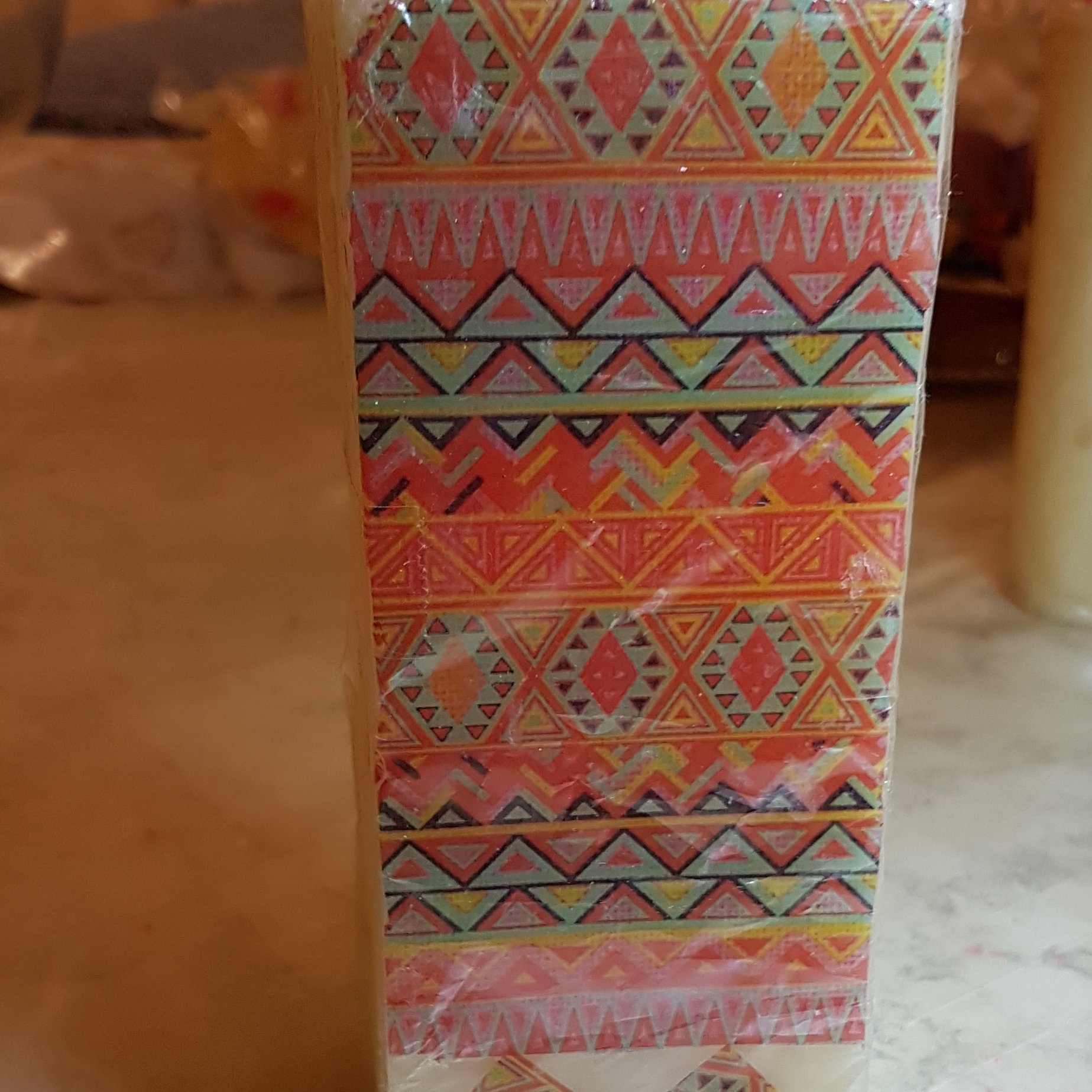 سنتی،شمع مکعب مستطیل و استوانه