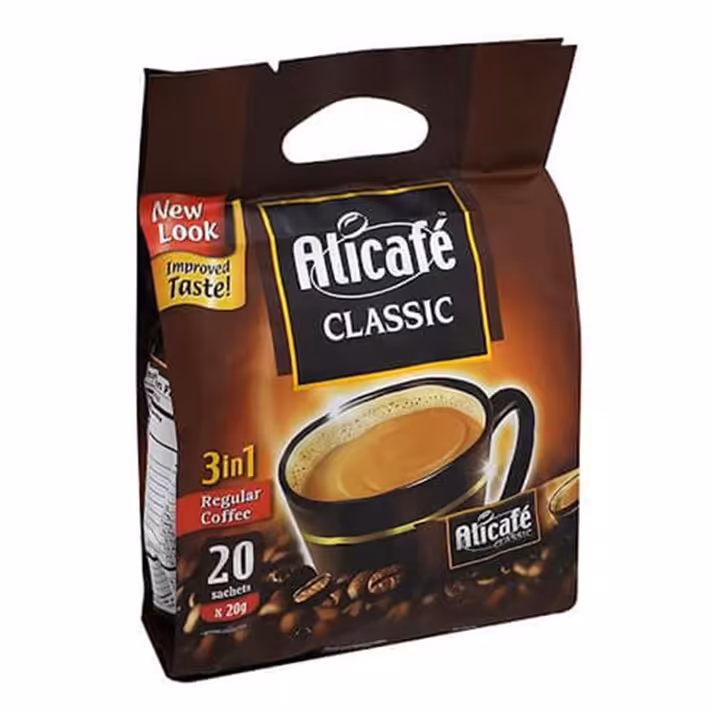 کافی میکس علی کافی 3در1 بسته 20 عددی