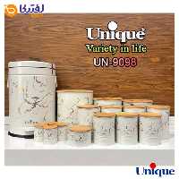 سرویس آشپزخانه 16 پارچه یونیک فانتزی الیزابت کرم ماربل UN-9098