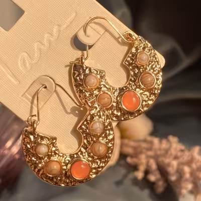 گوشواره دخترانه مجلسی اکسسوری دخترانه شیک مناسب کادو تولد