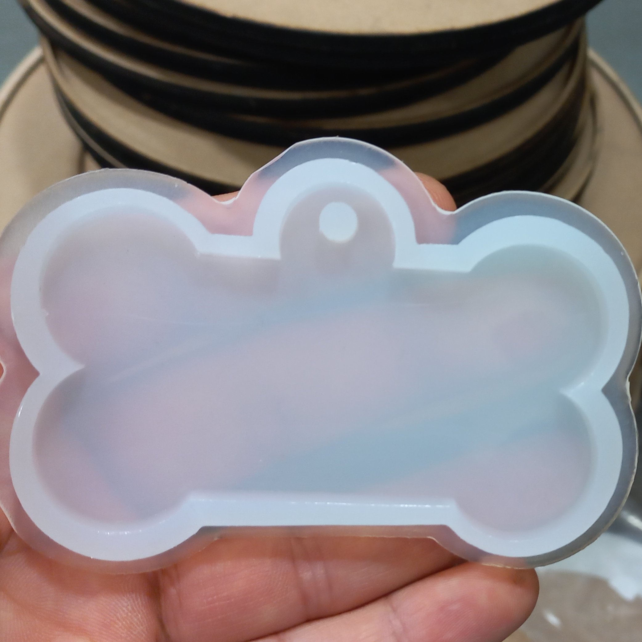 قالب سیلیکونی پین دار استخوان بزرگ