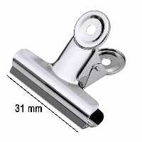 خرید گیره کاغذ فلزی سایز 31 میلی متر بسته 6 عددی کد 0015