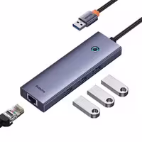 هاب USB چهار پورت باسئوس Baseus USB 4-Port HUB Docking Station B00052800812-02