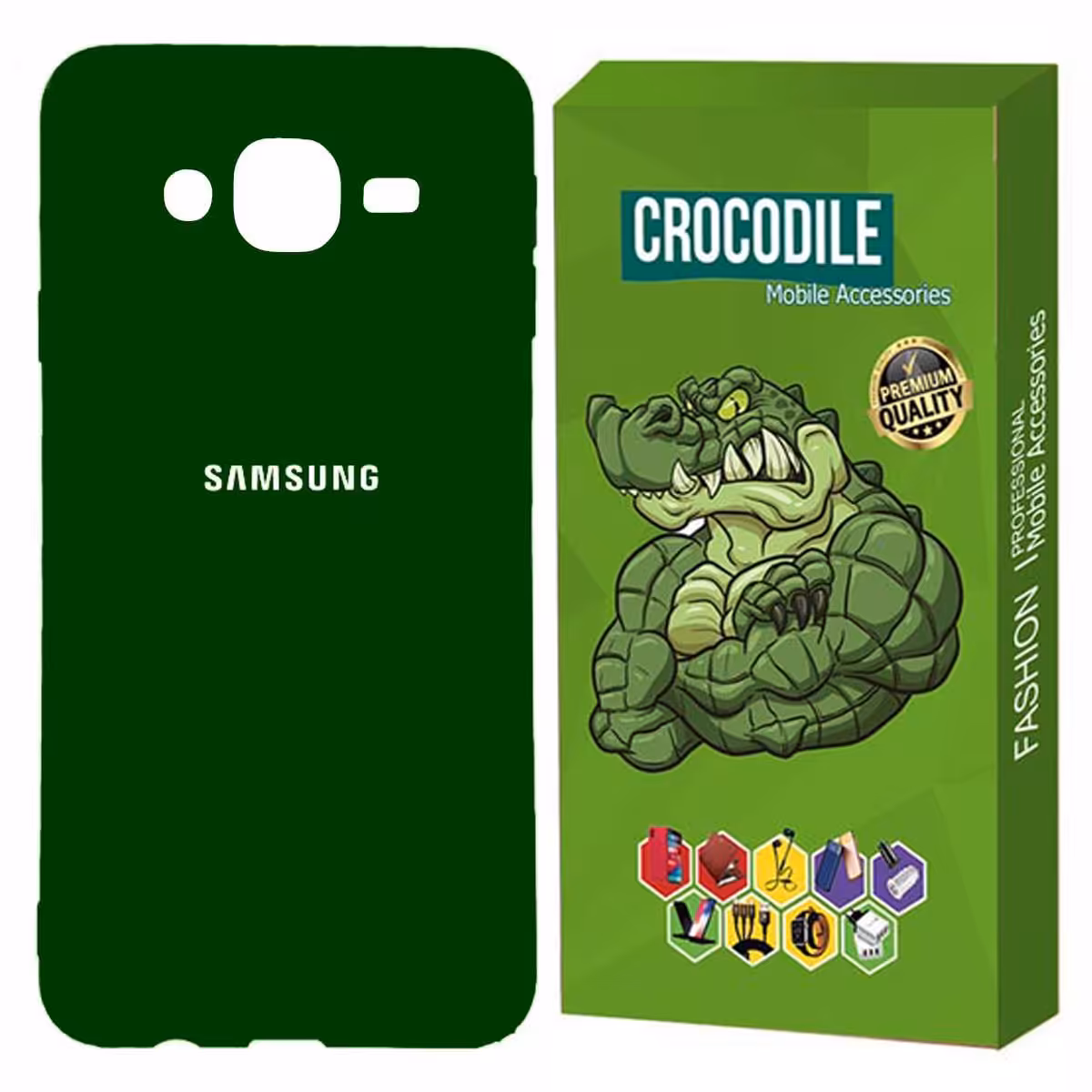 کاور سیلیکونی کروکودیل مناسب برای گوشی سامسونگ  Galaxy J5