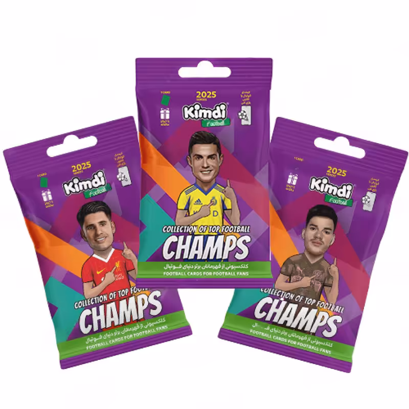 اسباب بازی شانسی کیمدی مدل چمپس 2025 مجموعه 3 عددی