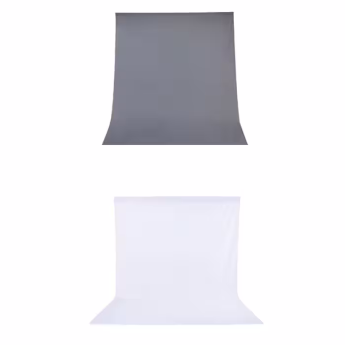 دو عدد بک گراند عکاسی سفید و طوسی ( پس کرایه)