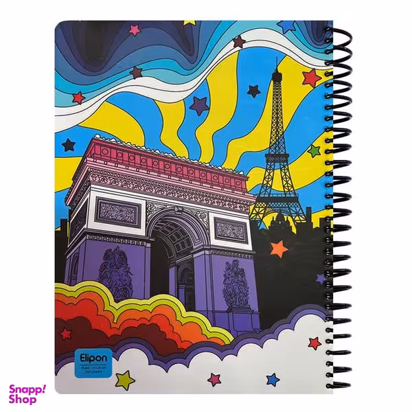 دفتر مشق 200 برگ الیپون مدل 2513253 کد 155165