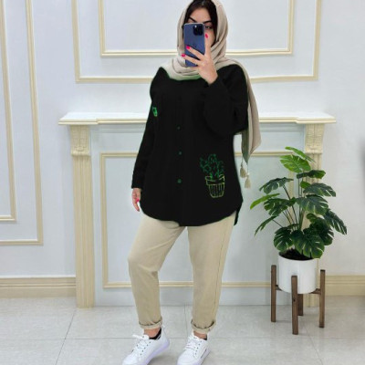 مانتو اسپرت زنانه کرسپو مدل کاکتوس بزرگ