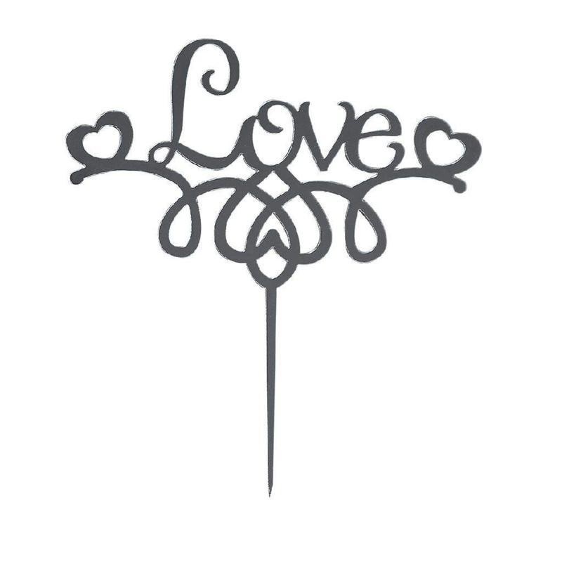 تاپر کیک مدل love 2heart