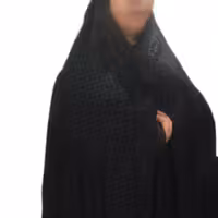 قواره ی چادر مشکی کرپ پرسی