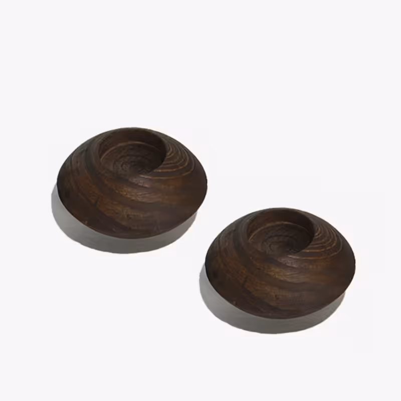 جا شمعی چوبی