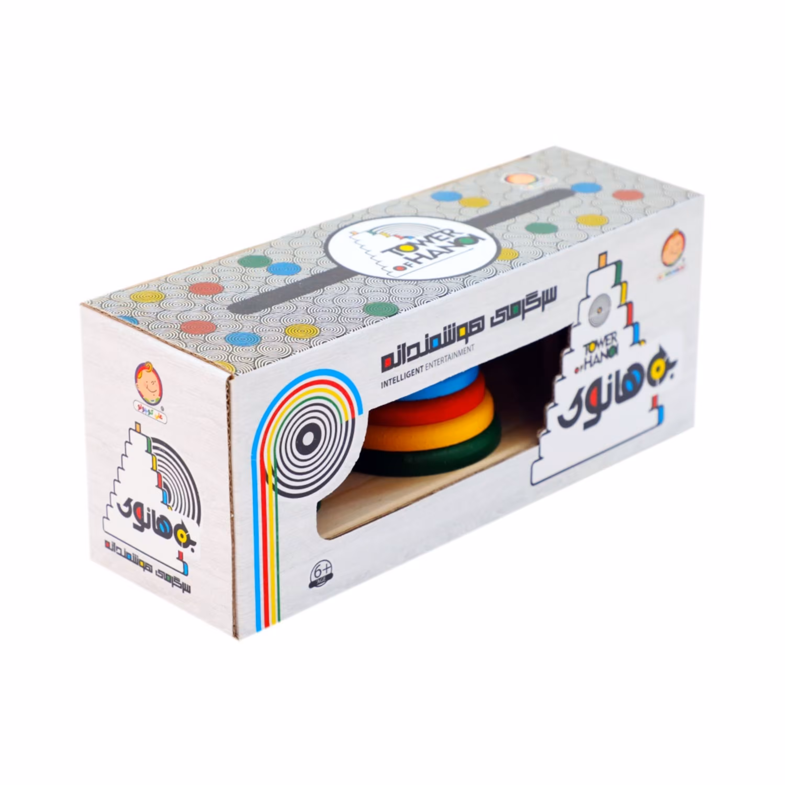 بازی چوبی و مناسب برای افزایش تمرکز برج هانوی