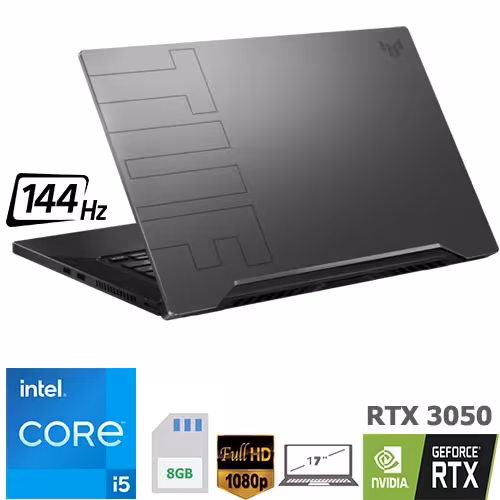 لپ تاپ ایسوس مدل TUF F17 FX706 نسخه 2021 - دیجی 63