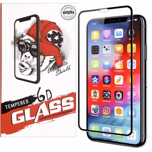 محافظ صفحه نمایش یونیفا مدل Ult06 مناسب برای گوشی موبایل اپل Iphone Xs Max | فروشگاه اینترنتی تاتا کالا