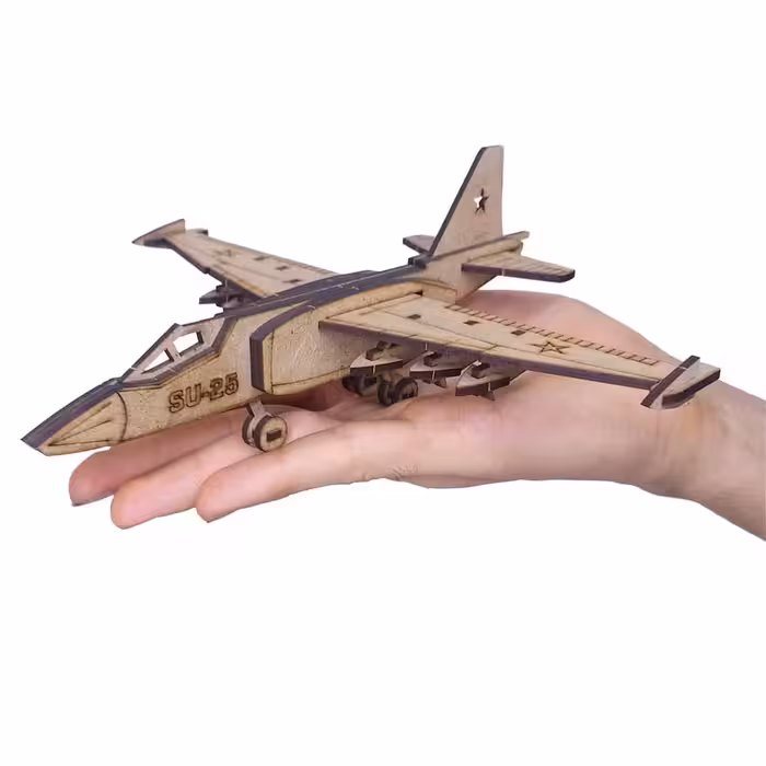  پازل و ماکت سه بعدی جت جنگنده (بازی ساختنی . فکری و آموزشی و خلاقیتی)