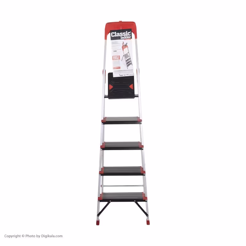 نردبان 5 پله  آلوم پارس پله مدل کلاسیک ( ارسال با باربری به صورت پس کرایه بر عهده مشتری  میباشد )