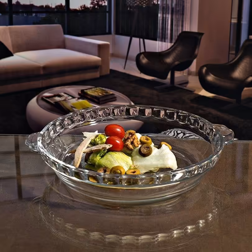 تابه پیتزا پیرکس قطر 22 بسته 2عددی با جعبه کادویی