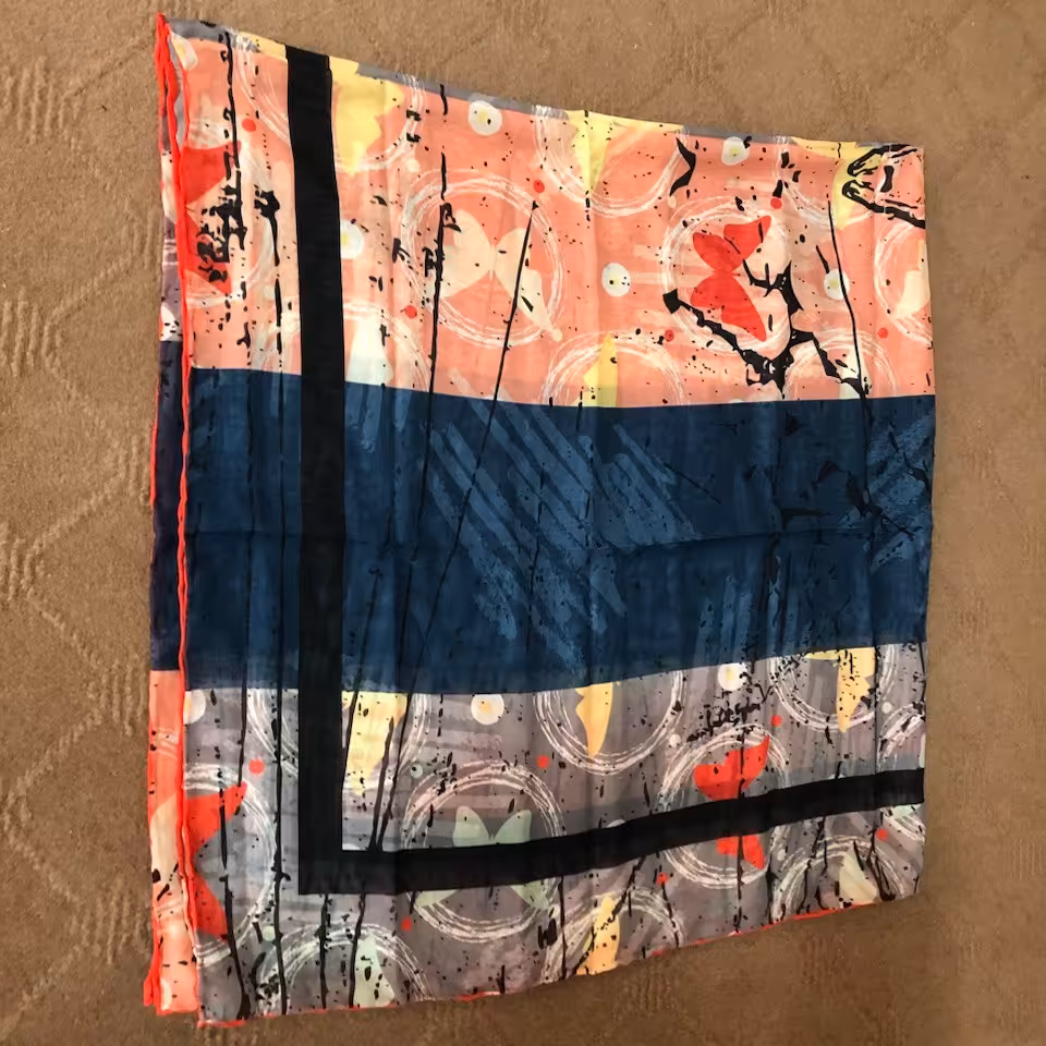 روسری ساتن - کد10