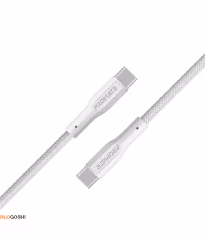 خرید کابل USB-C شارژ سریع پرومیت مدل XCORD-CC.WHITE به طول 1 متر