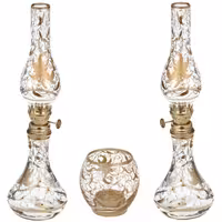 چراغ جاشمعی طلایی