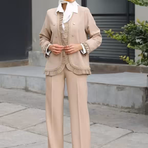 کت وشلوار  مجلسی مروارید