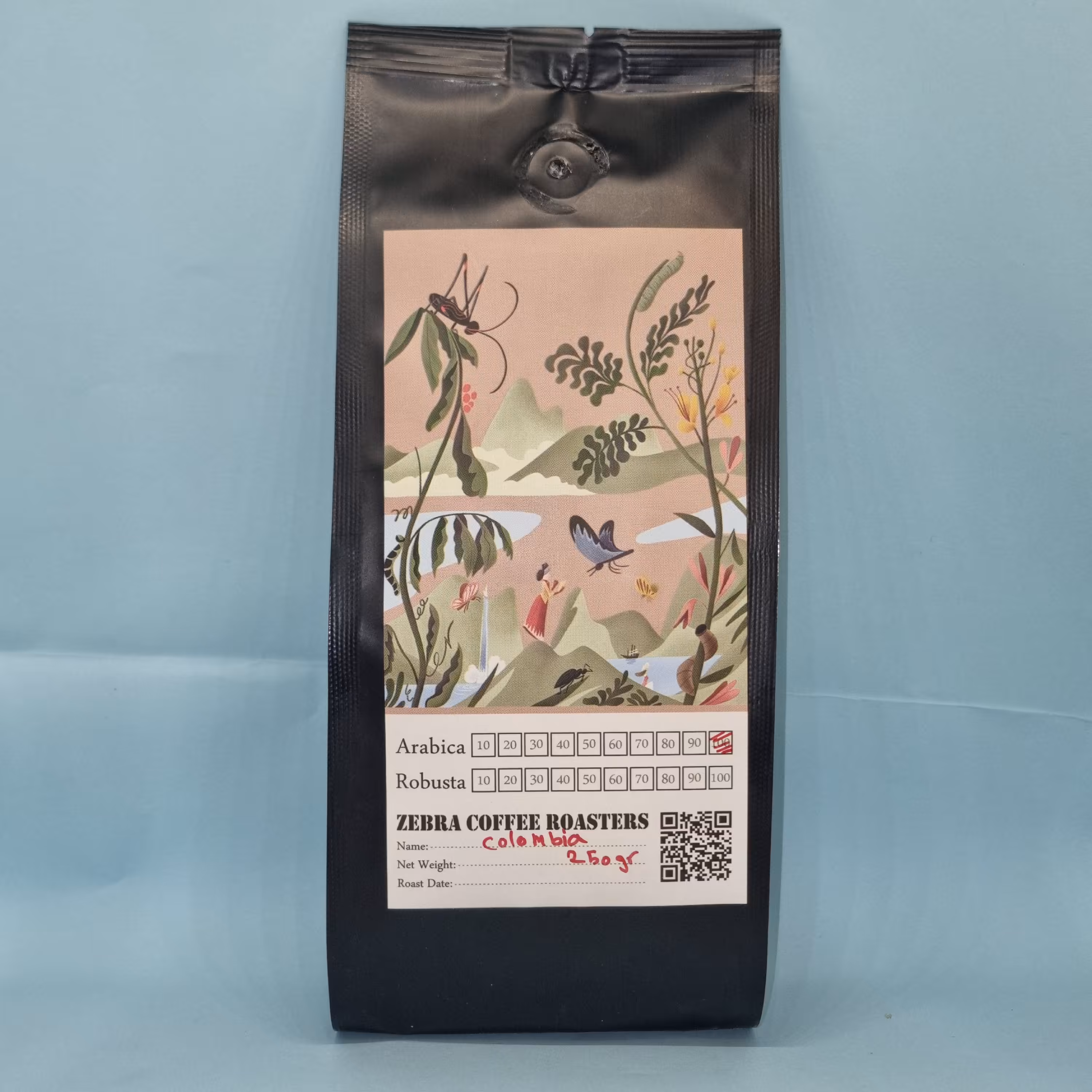 دان قهوه Colombia بسته 250 گرمی 100درصد عربیکا