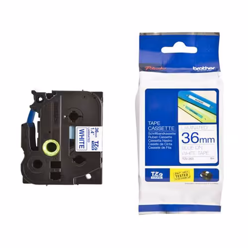 برچسب لیبل پرینتر برادر مدل TZe-263