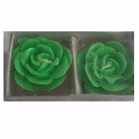 شمع طرح گل رز 2 عددی 
