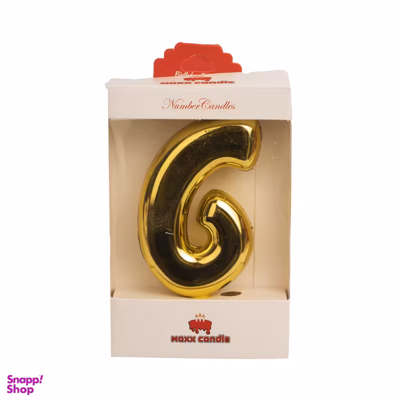 شمع تولد مدل عدد 6 کد Ca86T