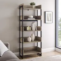 کتابخانه چوبین نورا مدل WALKER-1 (هزینه ارسال بر عهده مشتری و پس کرایه)