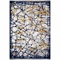 فرش ماشینی افرند طرح پتینه 500 شانه کد 6608 (شش متری)