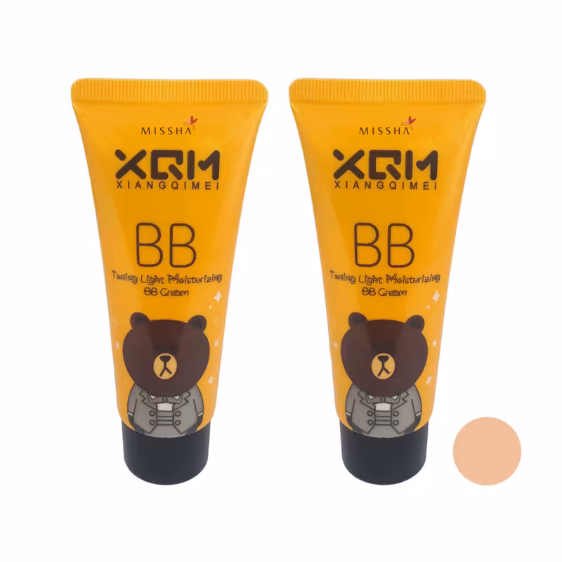 کرم پودر BB میشا مدل Moisturing حجم 65 میلی لیتر مجموعه 2 عددی