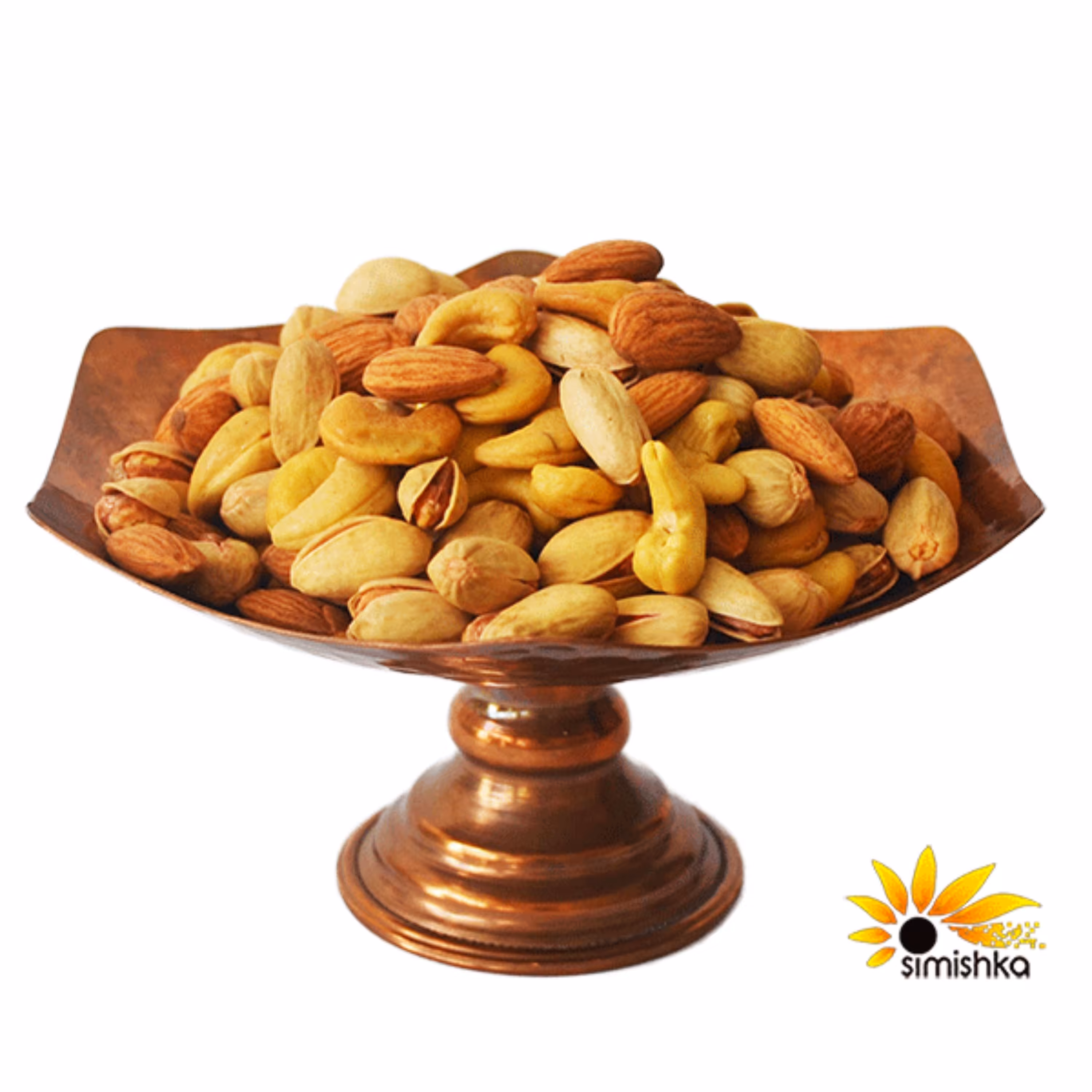 آجیل مخلوط سه مغز بوداده 1000 گرمی سیمیشکا