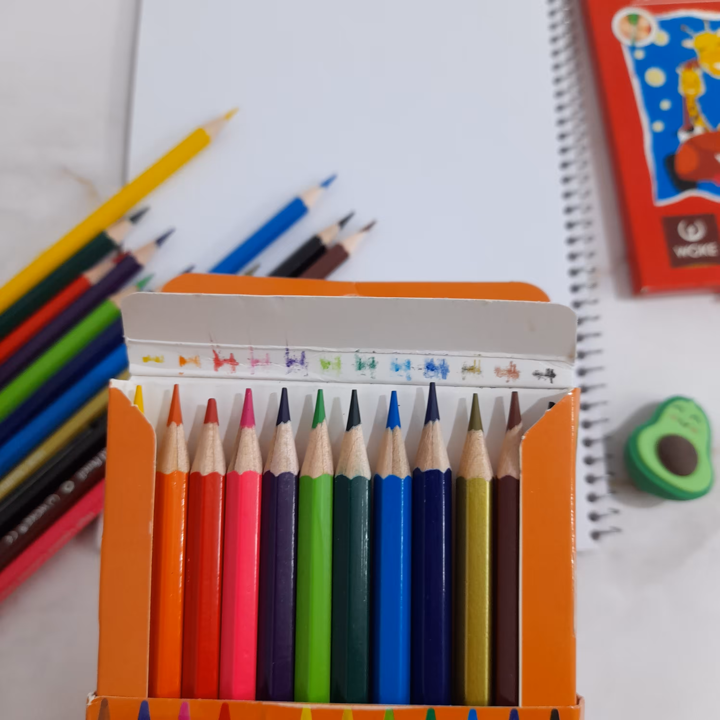 مدادرنگی 12تایی مارک ووک