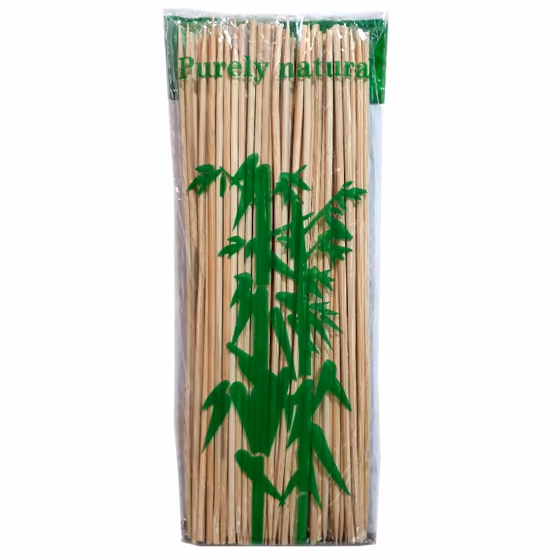 خرید سیخ چوبی کوتاه طول 20 سانت بسته 70 عددی