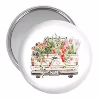 آینه جیبی خندالو مدل ماشین گل کد 5279