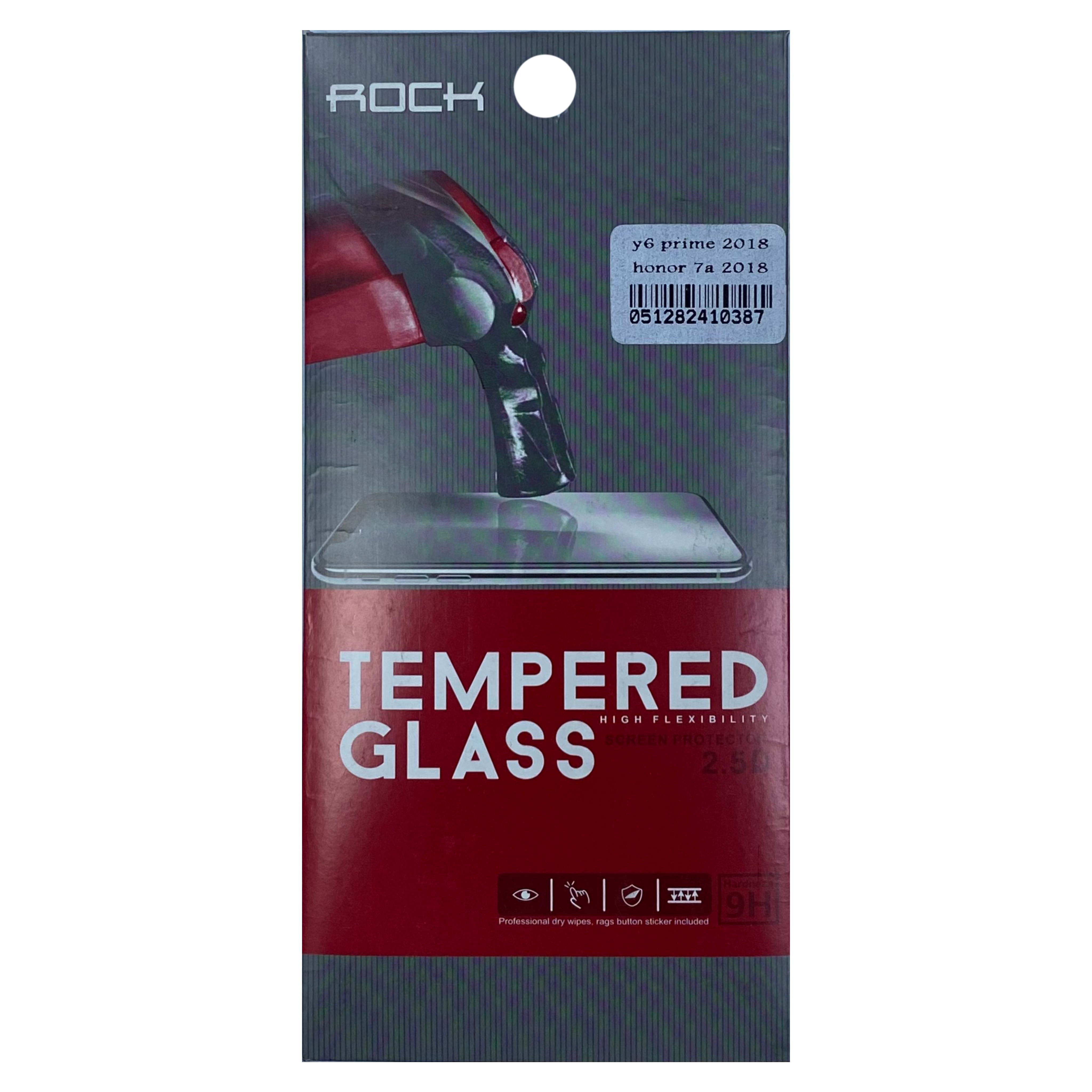 گلس شیشه ای مدل ROCK مناسب برای گوشی موبایل هوآوی Y6 Prime 2018 و Honor 7A 2018 