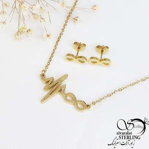 نیمست ضربان قلب و بینهایت برند استیل کد 10829