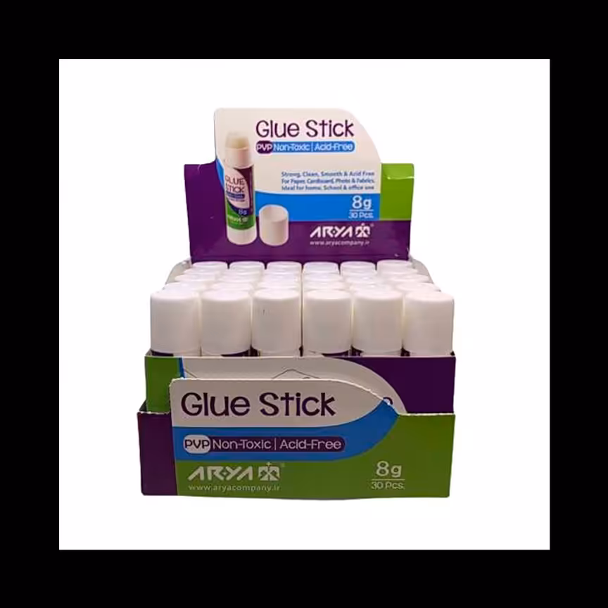 چسب ماتیکی  8 گرمی آریا بسته  30 عددی 