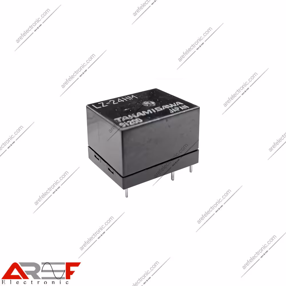 رله پایه LZ برند Takamisawa مدل LZ-24HM دارای 24 ولت 1 باز 10 آمپر - فروشگاه عارف الکترونیک