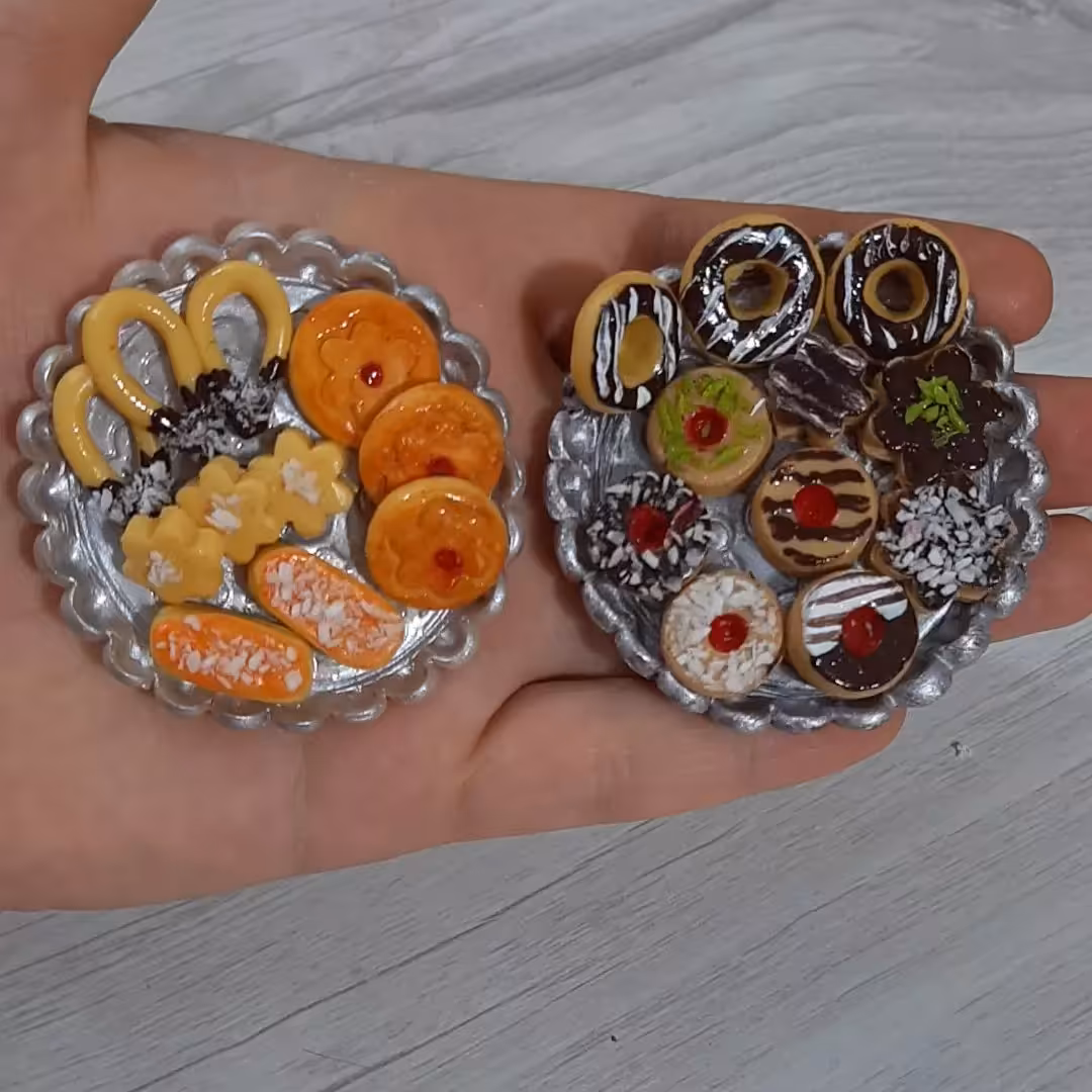 سینی شیرینی مینیاتوری