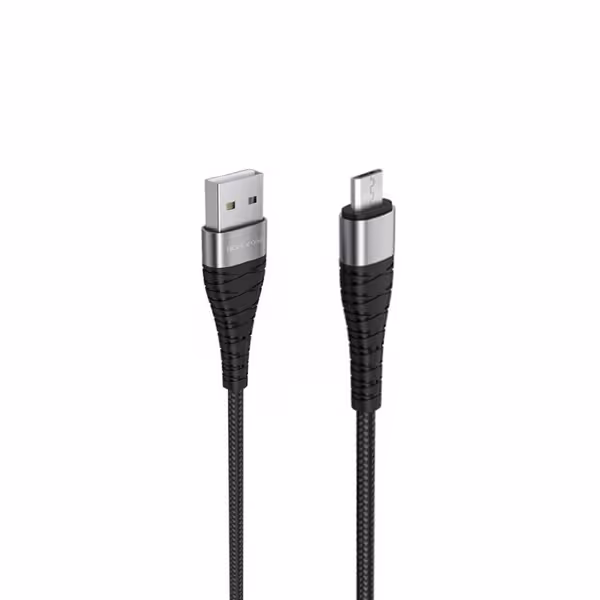 کابل تبدیل USB به MicroUSB بروفون مدل BX32 طول 1 متر
