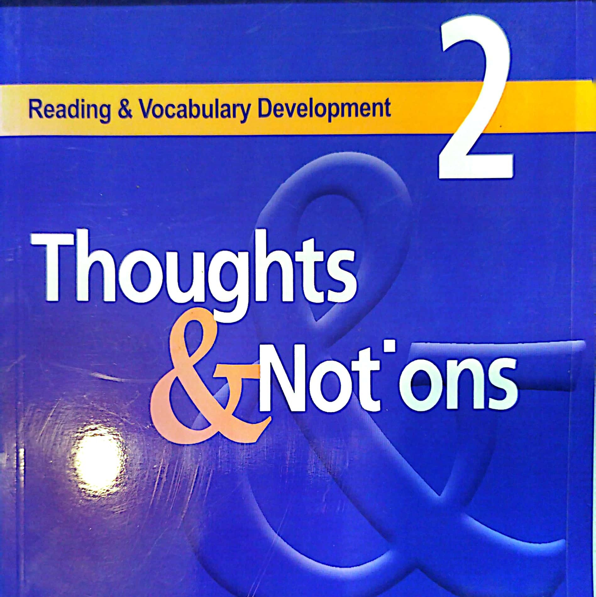کتاب ریدینگThoughts and Notions