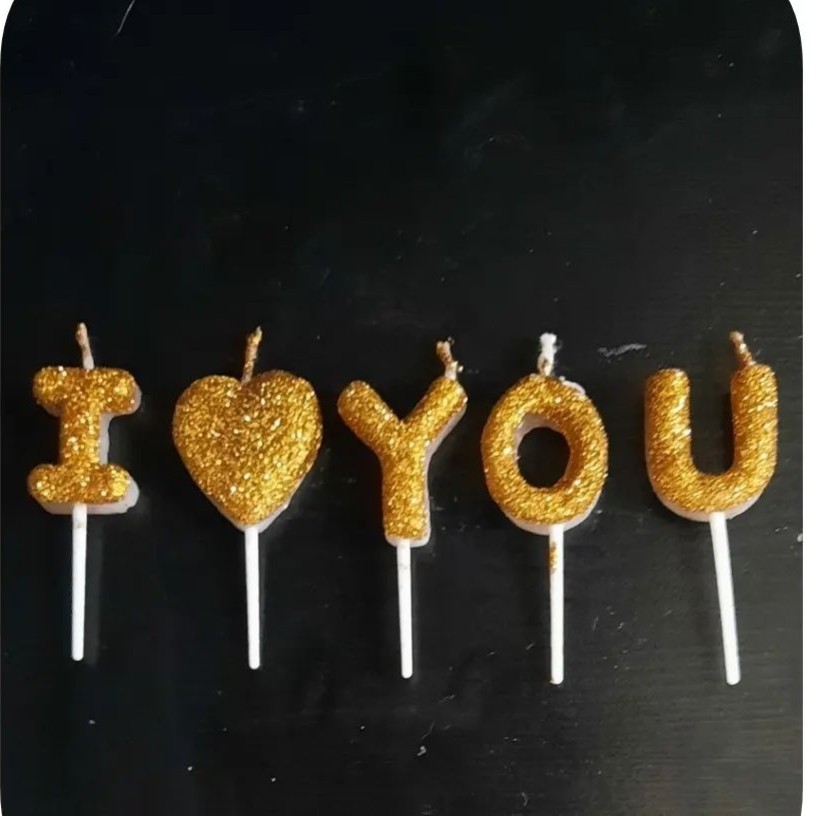 شمع I love you