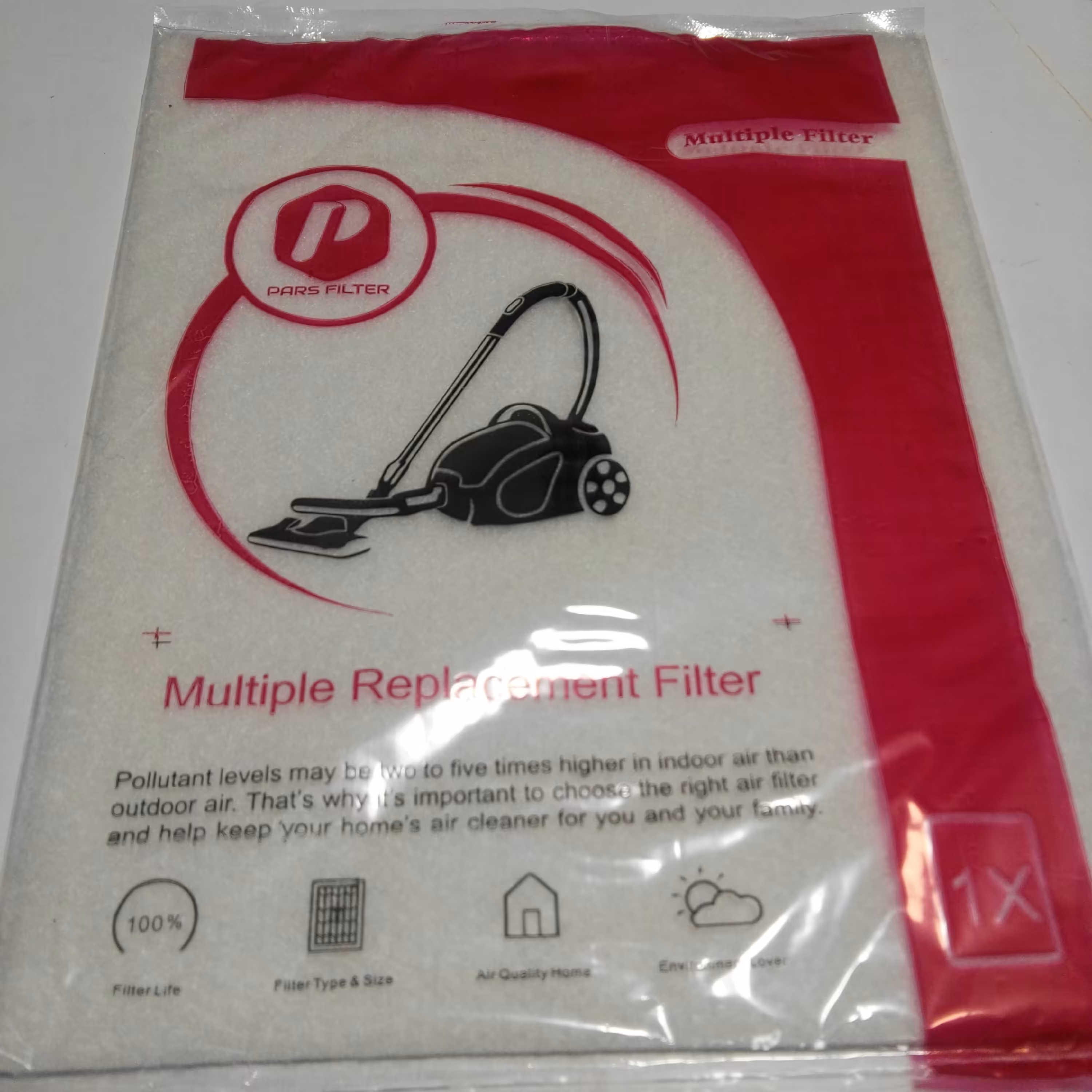 فیلتر جاروبرقی ناسیونال (بزرگ قابل برش) اورجینال فابریکی