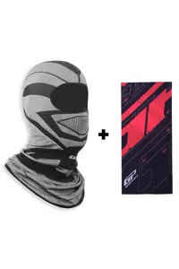 هدبنددستمال سر موتورسیکلت خاکستری کتابچه زمستانی کامپوزیت GP BALAKLAVA MASK 1 هدیه بوف هلند GP KOMPOZİT