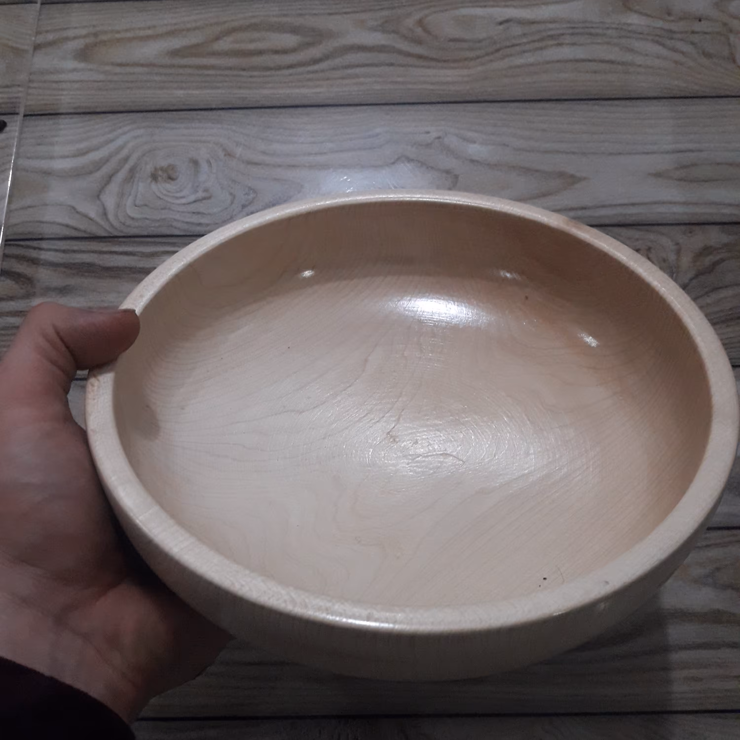 کاسه چوبی افرا