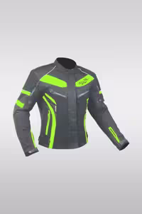 کاپشن موتورسوار خاکستری زنانه موتور 2400 4 فصل کت سیکلت به رنگ زرد پروسو Prosev