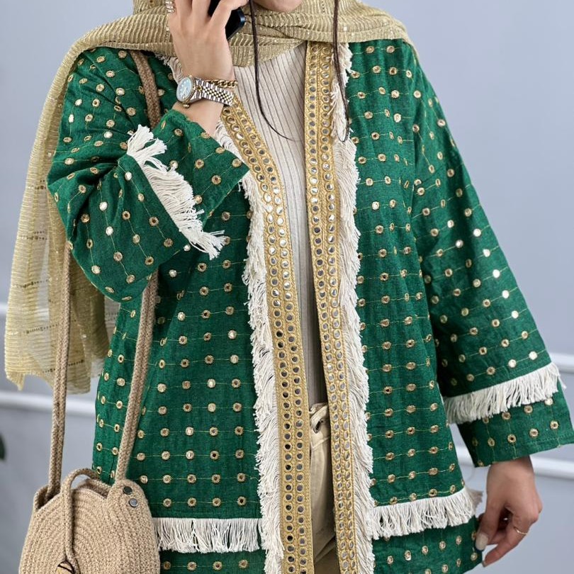 مانتو مزونی آینه کاری مرمر کد volga2364 با ارسال رایگان 